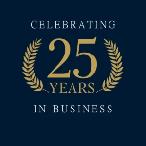 25 years in business